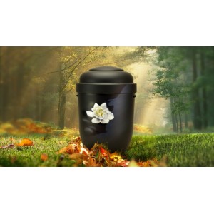 Biodegradable Cremation Ashes Funeral Urn / Casket - WATER LILY